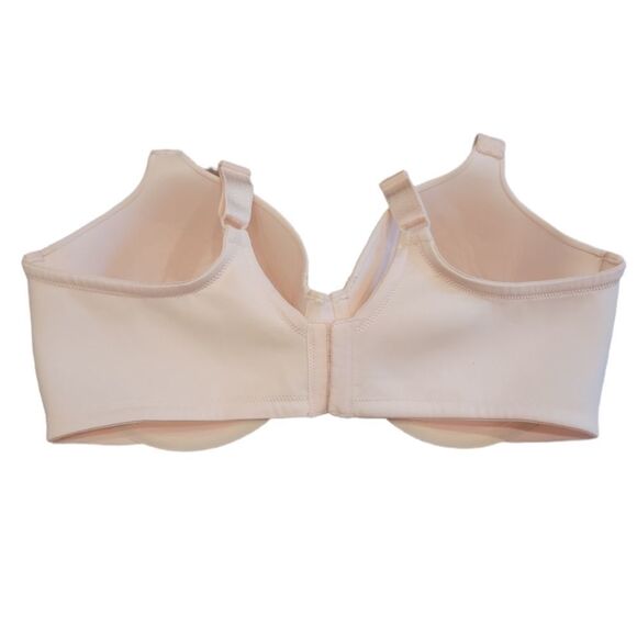 NWOT Vanity Fair Beauty Back Back Smoother Lace Full-Figure Bra PALE Pink 40DD - Picture 5 of 9